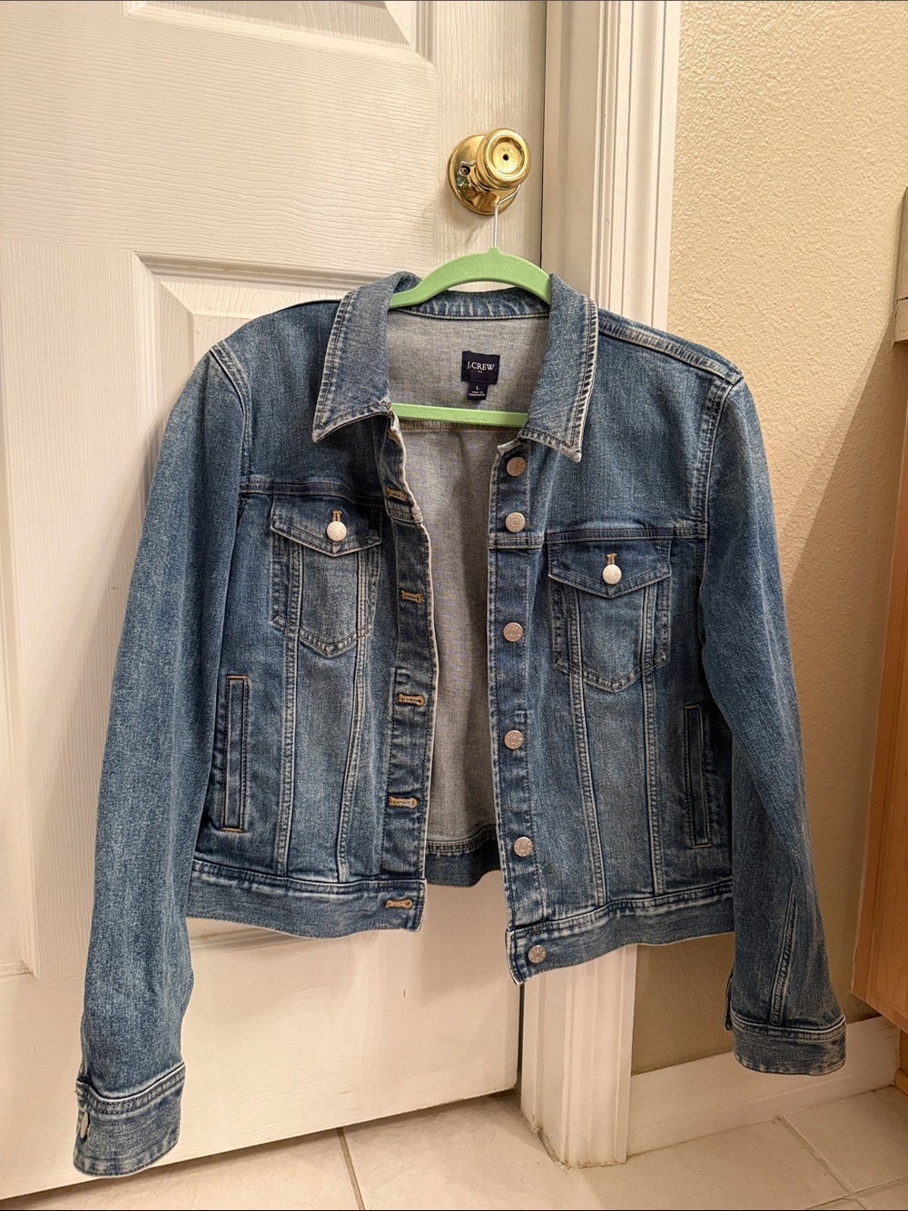 J. Crew Blue Classic Jean Jacket
